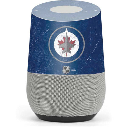 NHL Winnipeg Jets Distressed Logo Google Home Skin