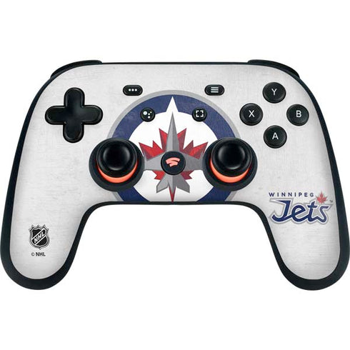 NHL Winnipeg Jets Distressed Google Stadia Controller Skin