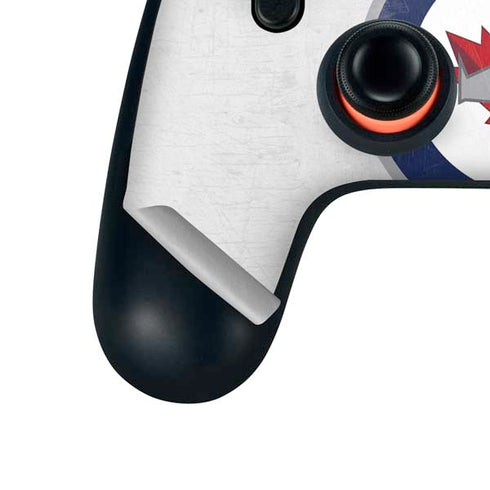 NHL Winnipeg Jets Distressed Google Stadia Controller Skin