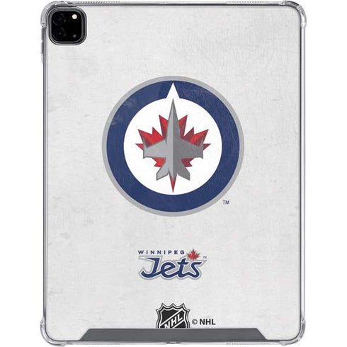 NHL Winnipeg Jets Distressed iPad Pro 12.9in (2020) Clear Case