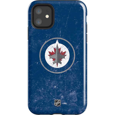 NHL Winnipeg Jets Distressed Logo iPhone 11 Impact Case