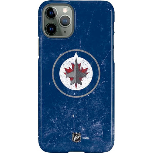 NHL Winnipeg Jets Distressed Logo iPhone 11 Pro Lite Case