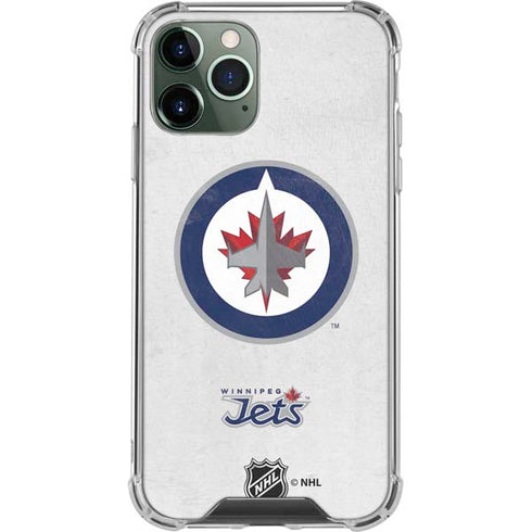 NHL Winnipeg Jets Distressed iPhone 11 Pro Max Clear Case