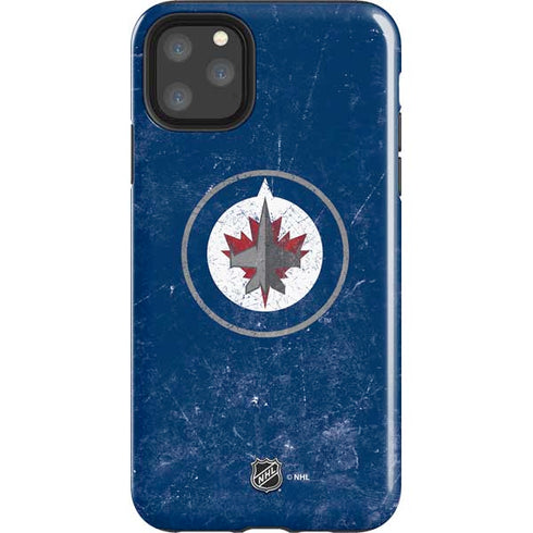 NHL Winnipeg Jets Distressed Logo iPhone 11 Pro Max Impact Case