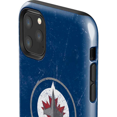 NHL Winnipeg Jets Distressed Logo iPhone 11 Pro Max Impact Case