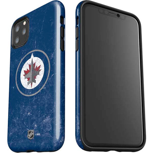 NHL Winnipeg Jets Distressed Logo iPhone 11 Pro Max Impact Case