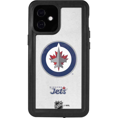 NHL Winnipeg Jets Distressed iPhone 12 Mini Waterproof Case
