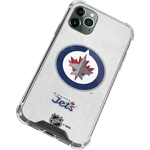 NHL Winnipeg Jets Distressed iPhone 12 Pro Clear Case