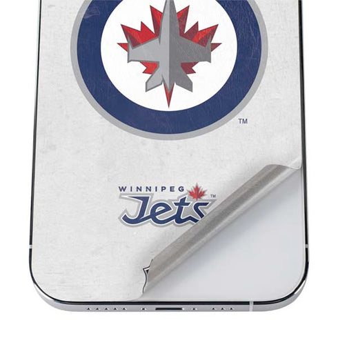 NHL Winnipeg Jets Distressed iPhone 12 Pro Max Skin
