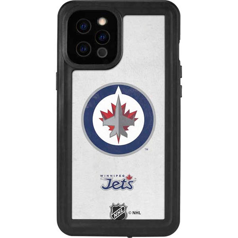 NHL Winnipeg Jets Distressed iPhone 12 Pro Max Waterproof Case