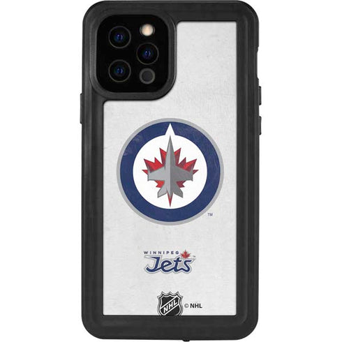 NHL Winnipeg Jets Distressed iPhone 12 Pro Waterproof Case