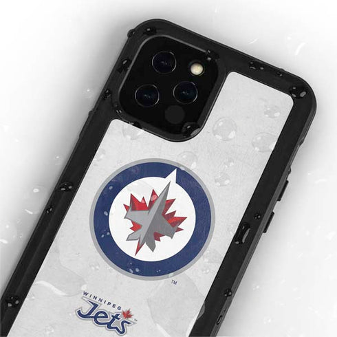 NHL Winnipeg Jets Distressed iPhone 12 Pro Waterproof Case