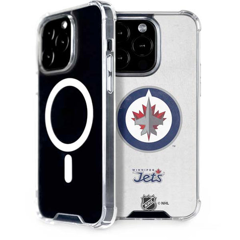 NHL Winnipeg Jets Distressed iPhone 13 Pro MagSafe Case