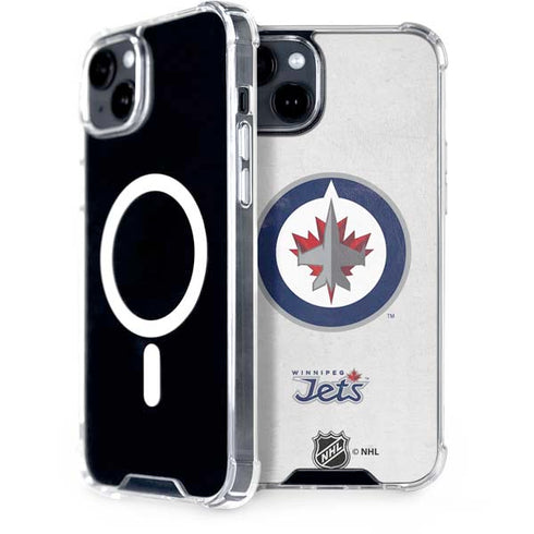 NHL Winnipeg Jets Distressed iPhone 15 MagSafe Case