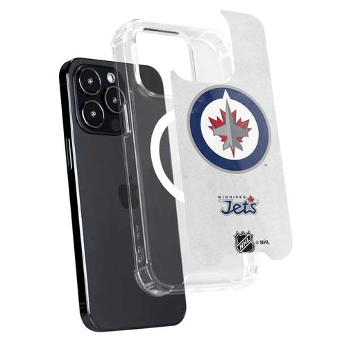 NHL Winnipeg Jets Distressed iPhone 15 Pro MagSafe Case