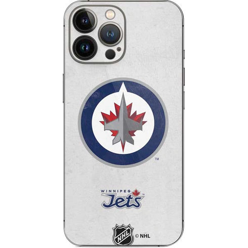 NHL Winnipeg Jets Distressed iPhone 14 Pro Max Skin
