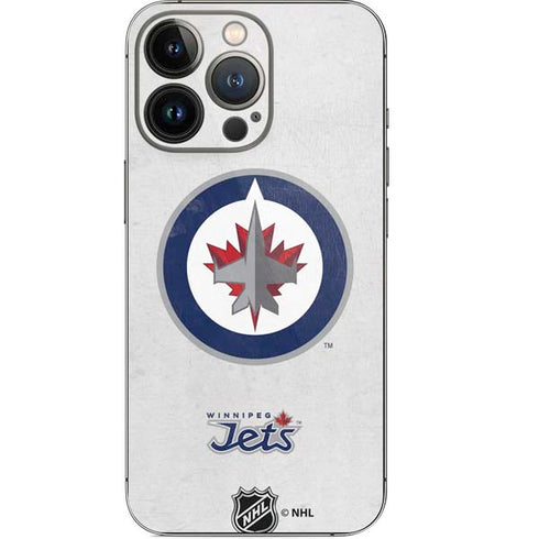 NHL Winnipeg Jets Distressed iPhone 14 Pro Skin