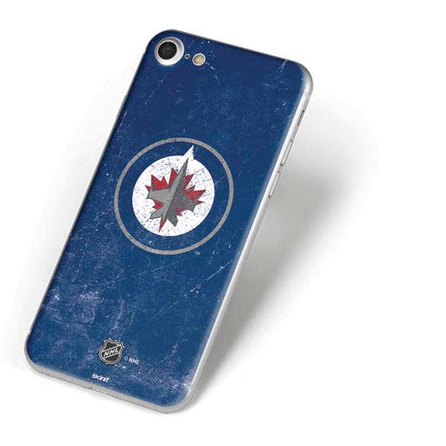 NHL Winnipeg Jets Distressed Logo iPhone 7 Skin