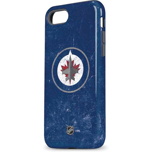 NHL Winnipeg Jets Distressed Logo iPhone 8 Pro Case