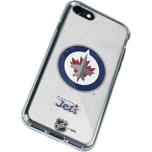 NHL Winnipeg Jets Distressed iPhone SE (2nd & 3rd Gen) Clear Case
