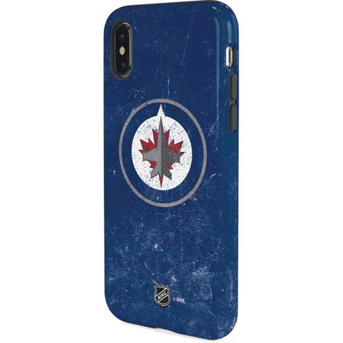 NHL Winnipeg Jets Distressed Logo iPhone X Pro Case