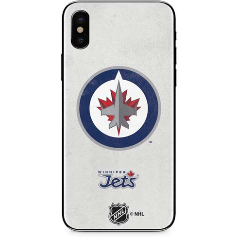 NHL Winnipeg Jets Distressed iPhone X Skin