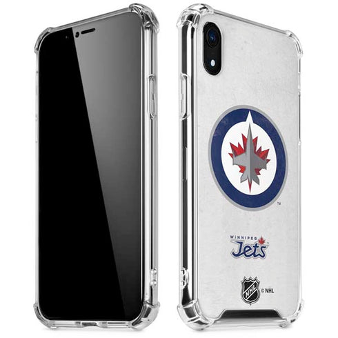 NHL Winnipeg Jets Distressed iPhone XR Clear Case