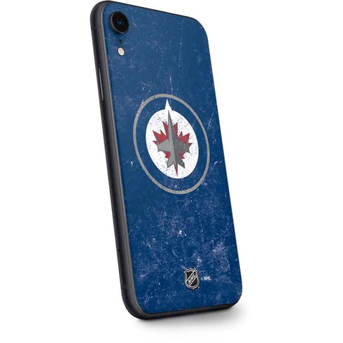 NHL Winnipeg Jets Distressed Logo iPhone XR Skin