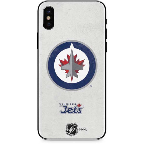 NHL Winnipeg Jets Distressed iPhone XS Skin