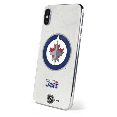 NHL Winnipeg Jets Distressed iPhone XS Skin
