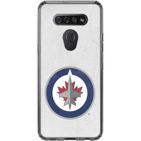 NHL Winnipeg Jets Distressed LG K51/Q51 Clear Case