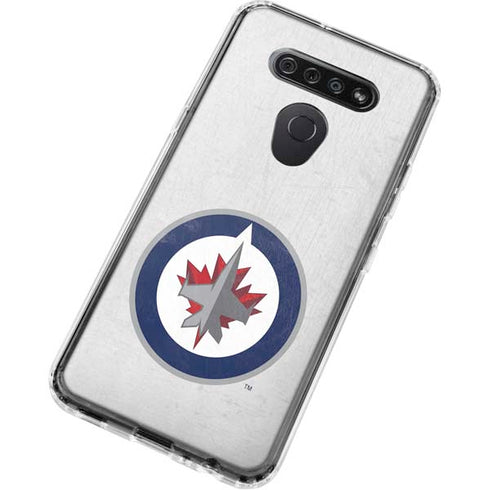 NHL Winnipeg Jets Distressed LG K51/Q51 Clear Case