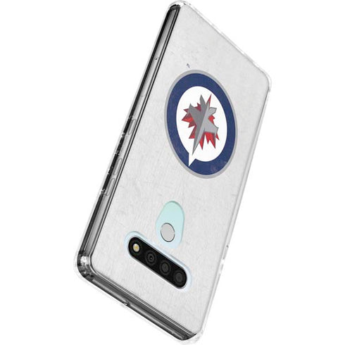 NHL Winnipeg Jets Distressed LG Stylo 6 Clear Case