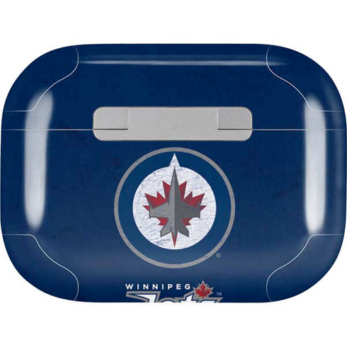 NHL Winnipeg Jets Distressed Logo AirPods Pro 2nd Gen Skin