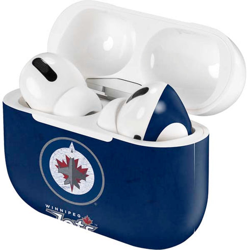 NHL Winnipeg Jets Distressed Logo Apple AirPods Pro Skin