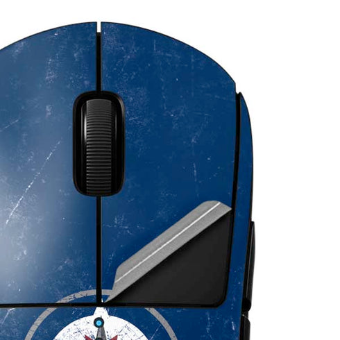 NHL Winnipeg Jets Distressed Logo G Pro Wireless Gaming Mouse Skin
