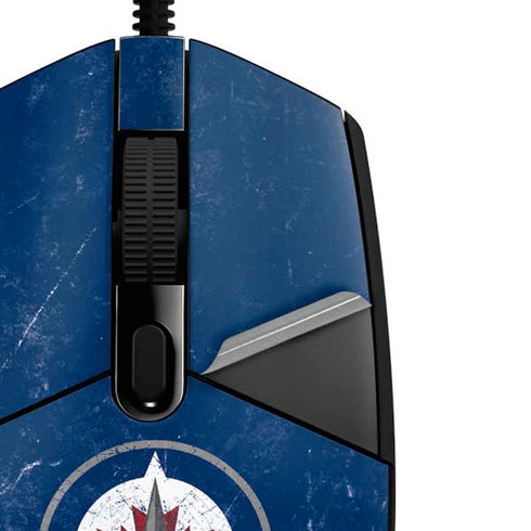 NHL Winnipeg Jets Distressed Logo G203 Prodigy RGB Wired Gaming Mouse Skin