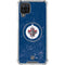 NHL Winnipeg Jets Distressed Logo Galaxy A12 Clear Case