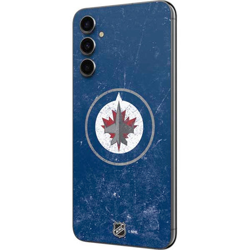 NHL Winnipeg Jets Distressed Logo Galaxy A14 5G Skin