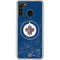 NHL Winnipeg Jets Distressed Logo Galaxy A21 Clear Case
