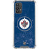 NHL Winnipeg Jets Distressed Logo Galaxy A32 5G Clear Case