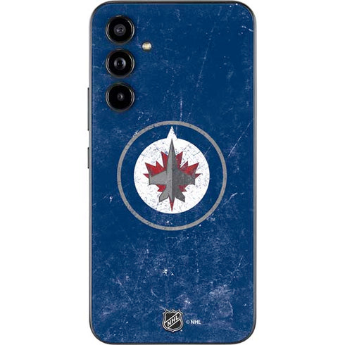 NHL Winnipeg Jets Distressed Logo Galaxy A54 5G Skin