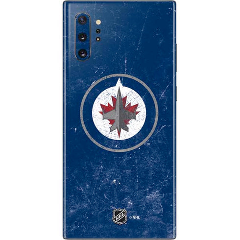 NHL Winnipeg Jets Distressed Logo Galaxy Note 10 Plus Skin