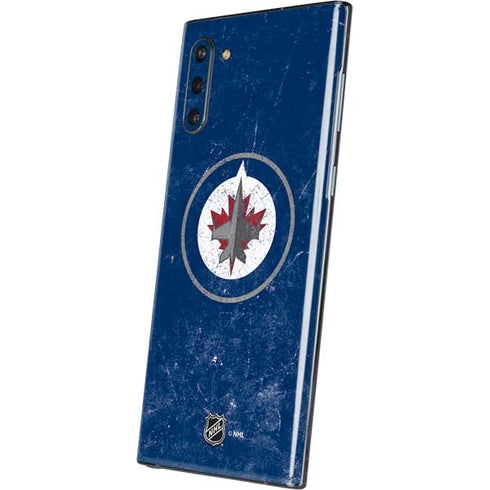 NHL Winnipeg Jets Distressed Logo Galaxy Note 10 Skin