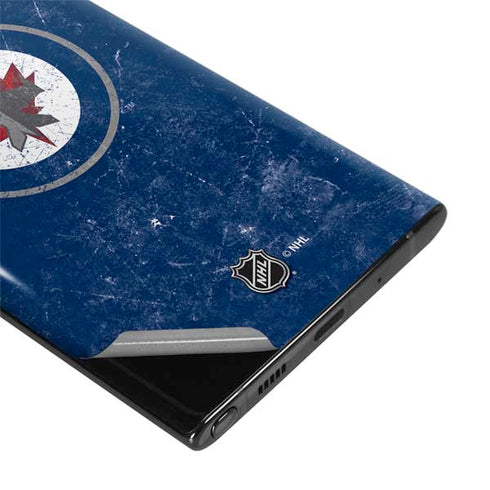 NHL Winnipeg Jets Distressed Logo Galaxy Note 10 Skin