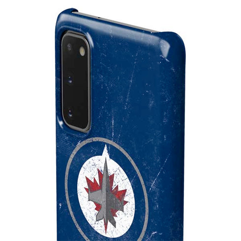 NHL Winnipeg Jets Distressed Logo Galaxy S20 Lite Case