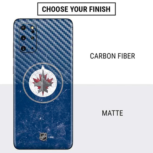 NHL Winnipeg Jets Distressed Logo Galaxy S20 Plus Skin