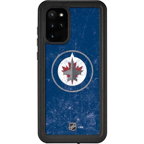 NHL Winnipeg Jets Distressed Logo Galaxy S20 Plus Waterproof Case