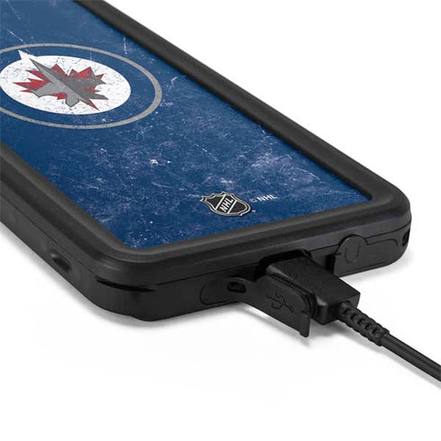 NHL Winnipeg Jets Distressed Logo Galaxy S20 Plus Waterproof Case