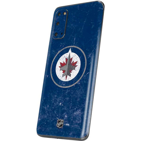 NHL Winnipeg Jets Distressed Logo Galaxy S20 Skin